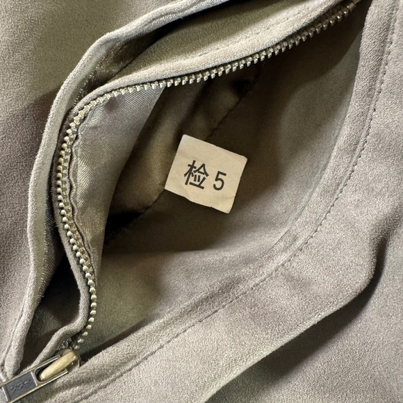 Gary Player Faux Suede Zip Jacket Taupe Brown Mens XXL Classic Golf Style - Picture 6 of 11